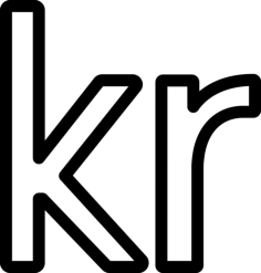 Estonia Kroon Currency Symbol Vinyl Svg File, Free Vectors File